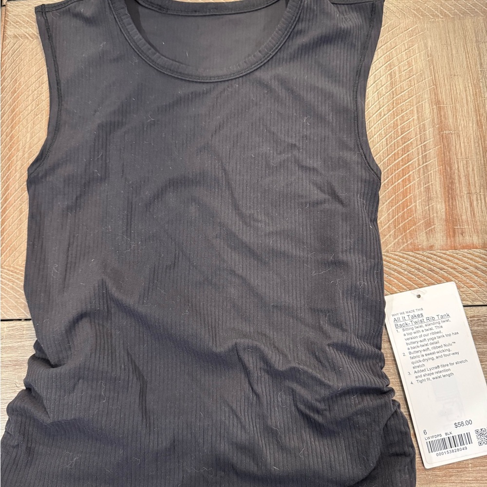 Lululemon All It Takes Back-Twist Rib Tank
